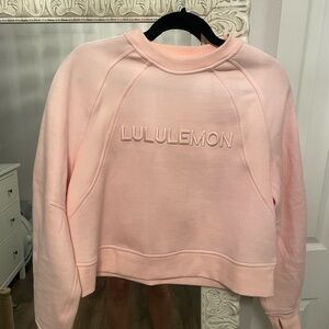Lululemon Scuba oversized pullover . Size XS/S. Color strawberry milkshake